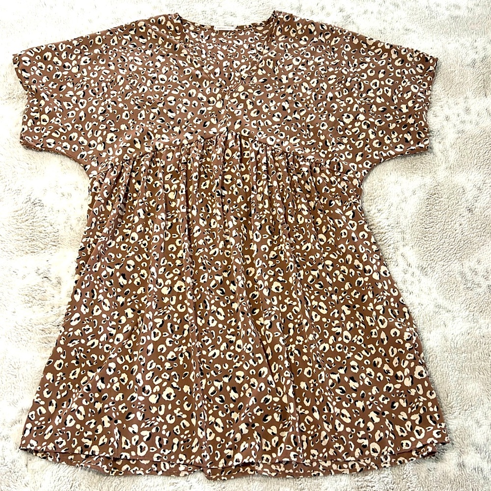ChicSoul Animal Print Sundress in XL